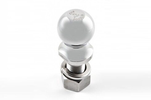 Ford Bronco Accessories: Trailer Hitch Balls Stainless Steel, 1 inch Seven Eights with 1 of shank